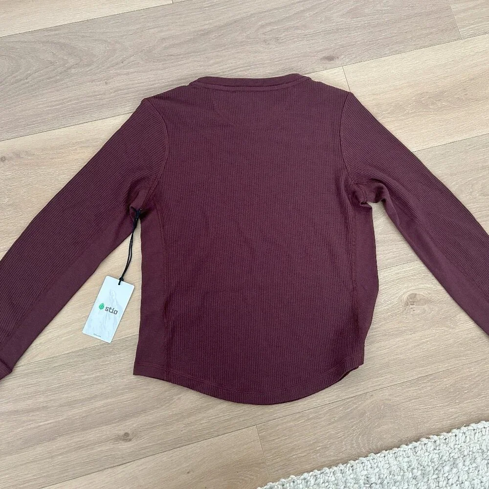 Stio Women's Wister Waffle LS XSMALL NWT - Picture 2 of 3